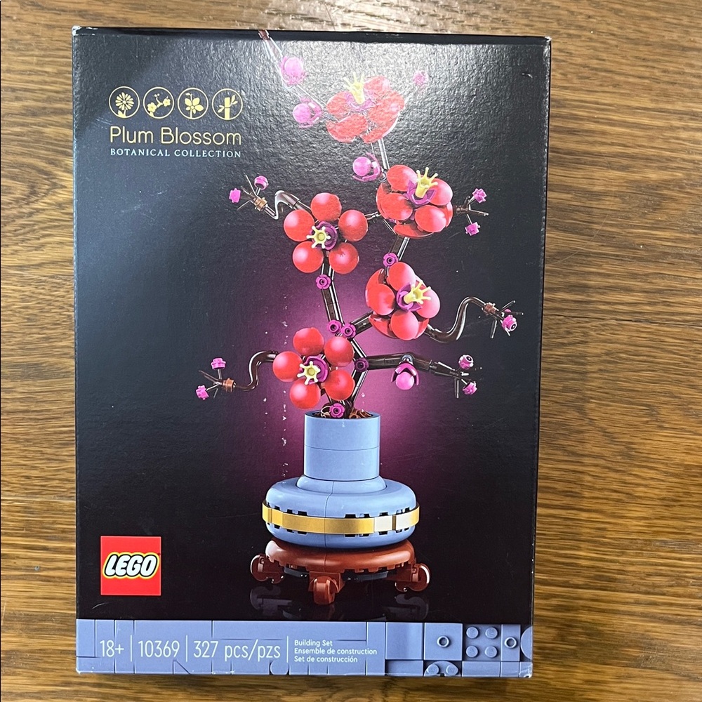 LEGO Botanical Collection with Pink and Red Blossoms